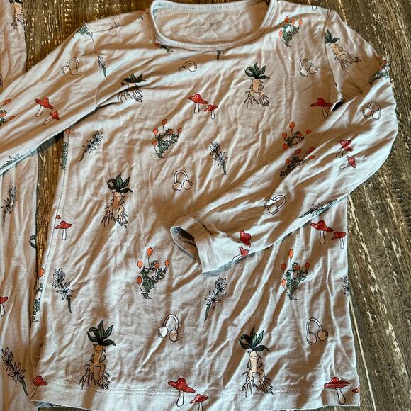 Kid’s Kyte Baby Bamboo Harry Potter 2-Pice Pajama Set Tan, Size 7T - Picture 2 of 5